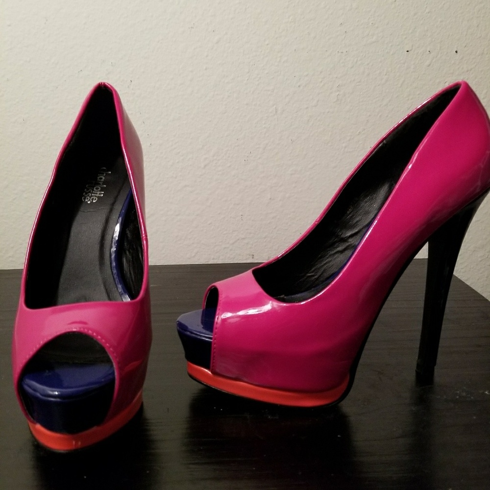 Multi colored heels